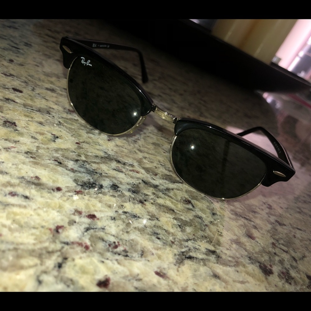 Rayban small black club masters